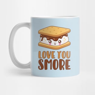 Love You Smore Cute Kawaii Marshmallow Pun Mug